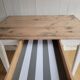 Rectangular wooden dining table - 4/6 people