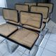 Suite de 6 chaises Cesca B32 par Marcel Breuer vintage année 1992
