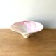 Milky pink Murano glass cup