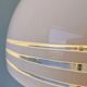 Vintage 1970s Mushroom Floor Lamp: Chrome & White Plastic, Retro Lighting