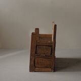 Folk art chest bench, Catalonia, 1800