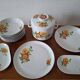 Vintage table service in Italian porcelain "Royal" with floral decoration.