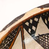 Berber dish with abstract patterns Sejnane Tunisia