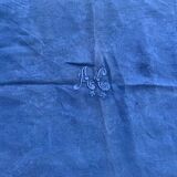 Linen linen linen monogram AC, floral pattern art deco