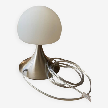 Lampe globe inox