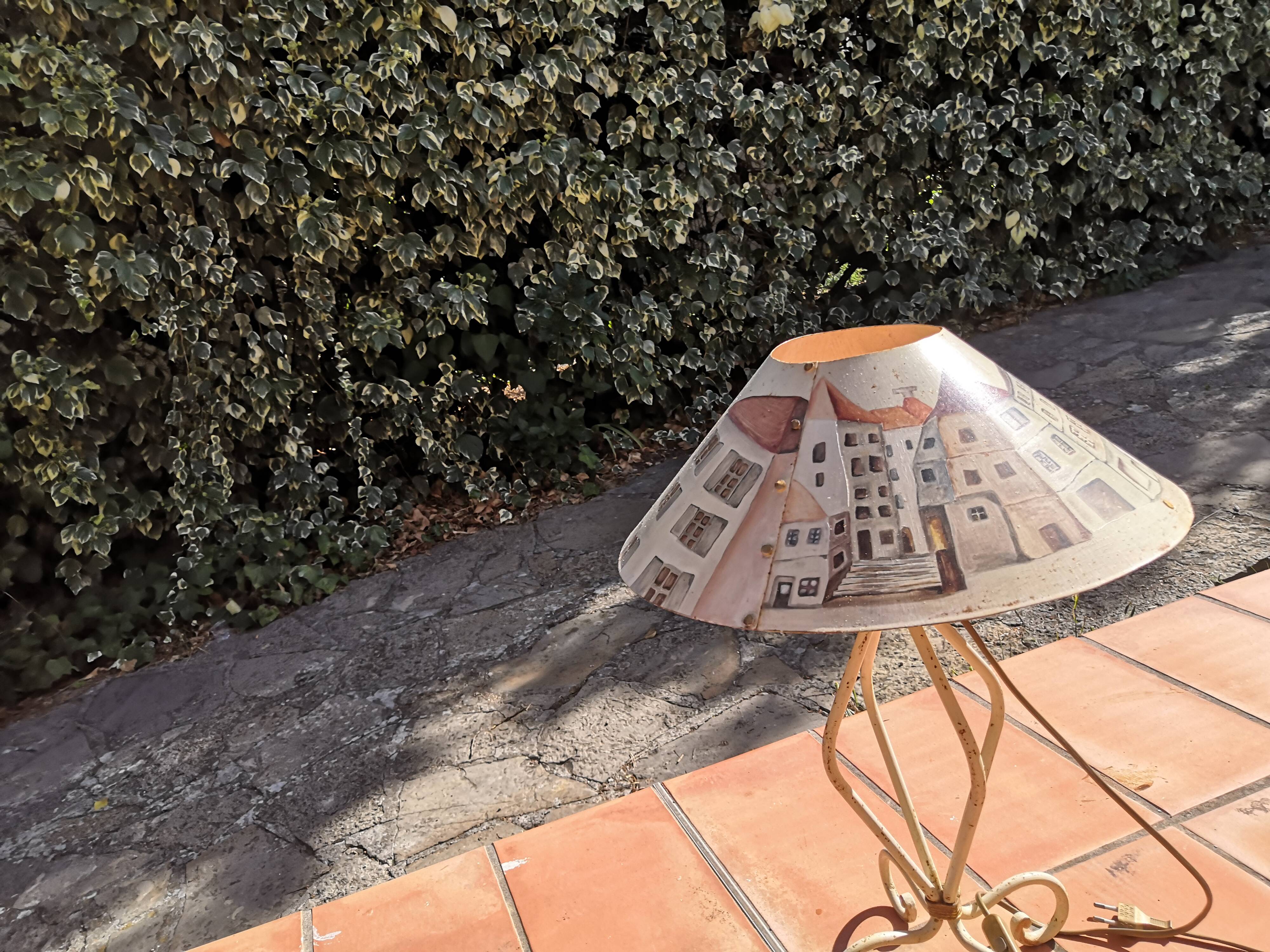 Vintage all-metal table lamp