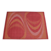Midcentury Geometric Carpet, 1950s