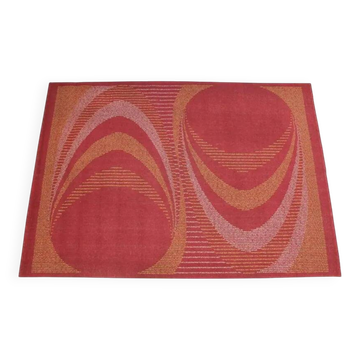 Midcentury Geometric Carpet, 1950s