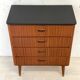 Petit commode d'appoint scandinave vintage 1960's