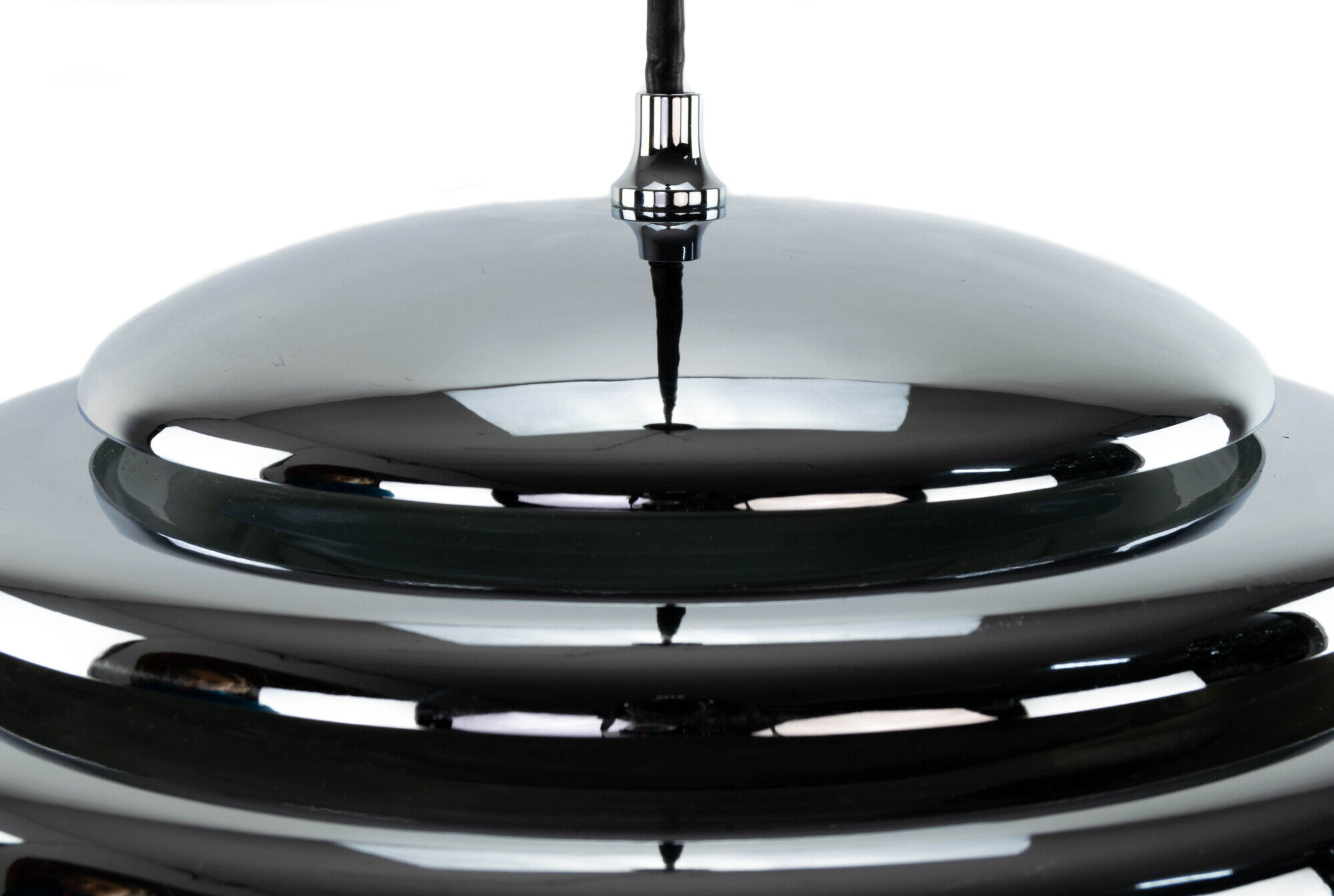 Large Kazuo Motozawa Space Age Chrome Saturno Chandelier for Staff, Germany 1972