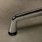 Eames Aluminum Group EA106 Dining Chairs in Black Netweave Mesh, Vitra