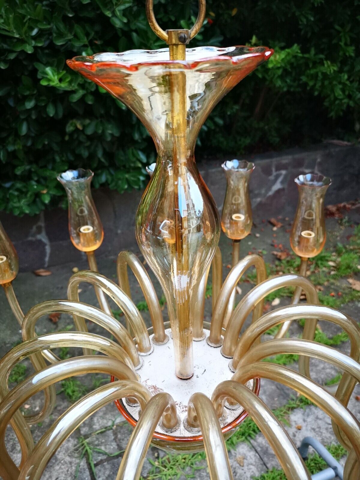 De majo murano sixteen arm chandelier 1950/60