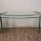 Board president by Gallotti & Radice in glass and chrome