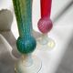 Lot de 2 vases irisés italiens MCM