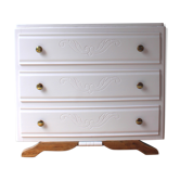 Commode années 60 rose poudré