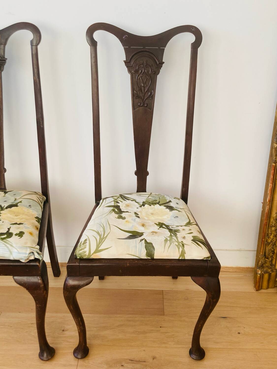 Set of 2 Art Nouveau chairs