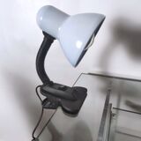 Grey clip lamp