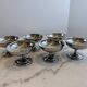 Lot de 6 coupelles en inox