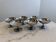 Set of 6 stainless steel bowls