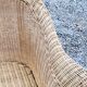 Pair of armchairs and bench in rattan and bamboo from the 60s/70s