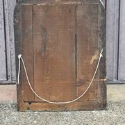 Miroir Louis Philippe en bois doré à frise ajourée