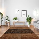 Moroccan carpet brown 180x150cm