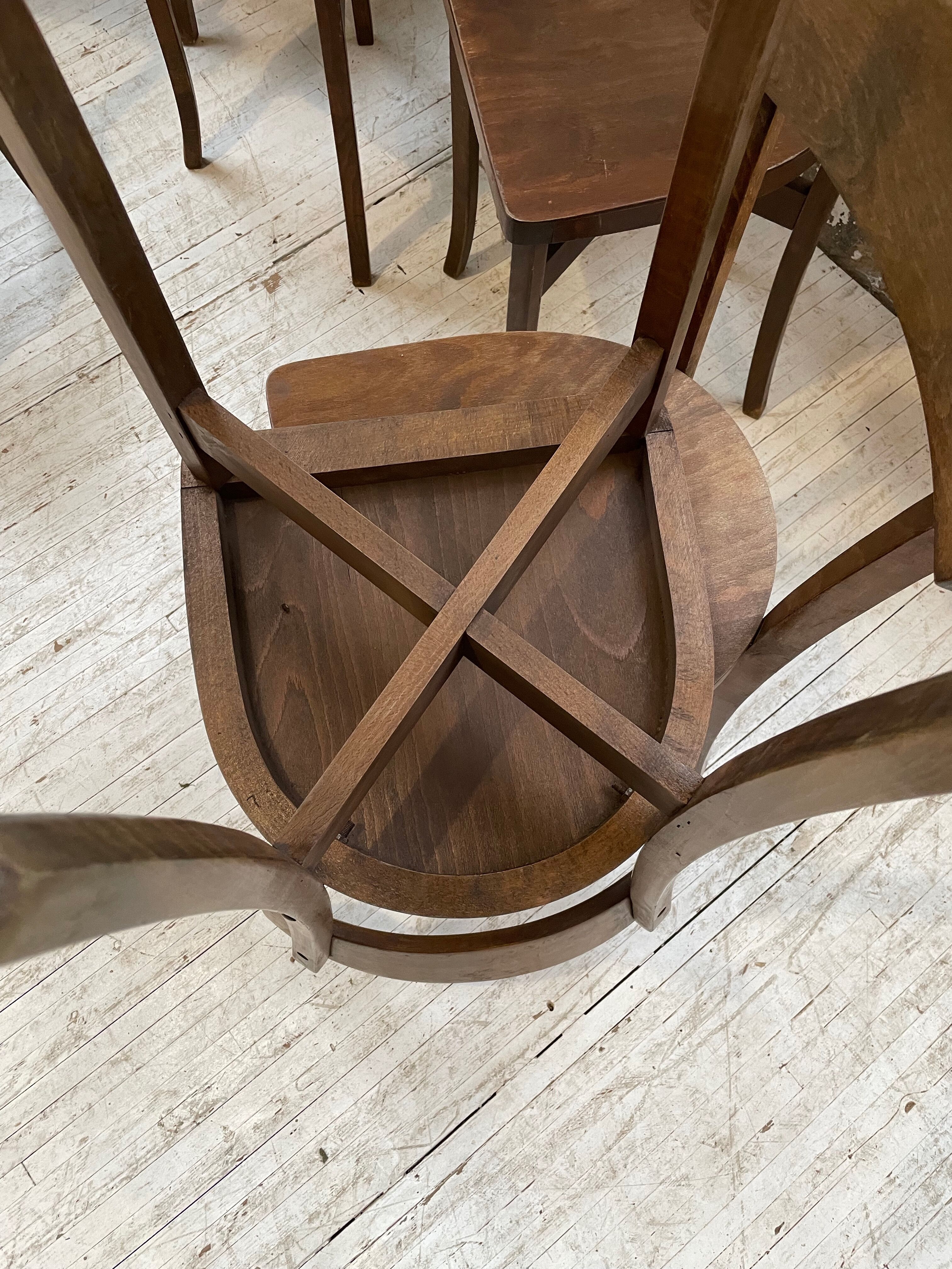 12 Baumann bistro chairs