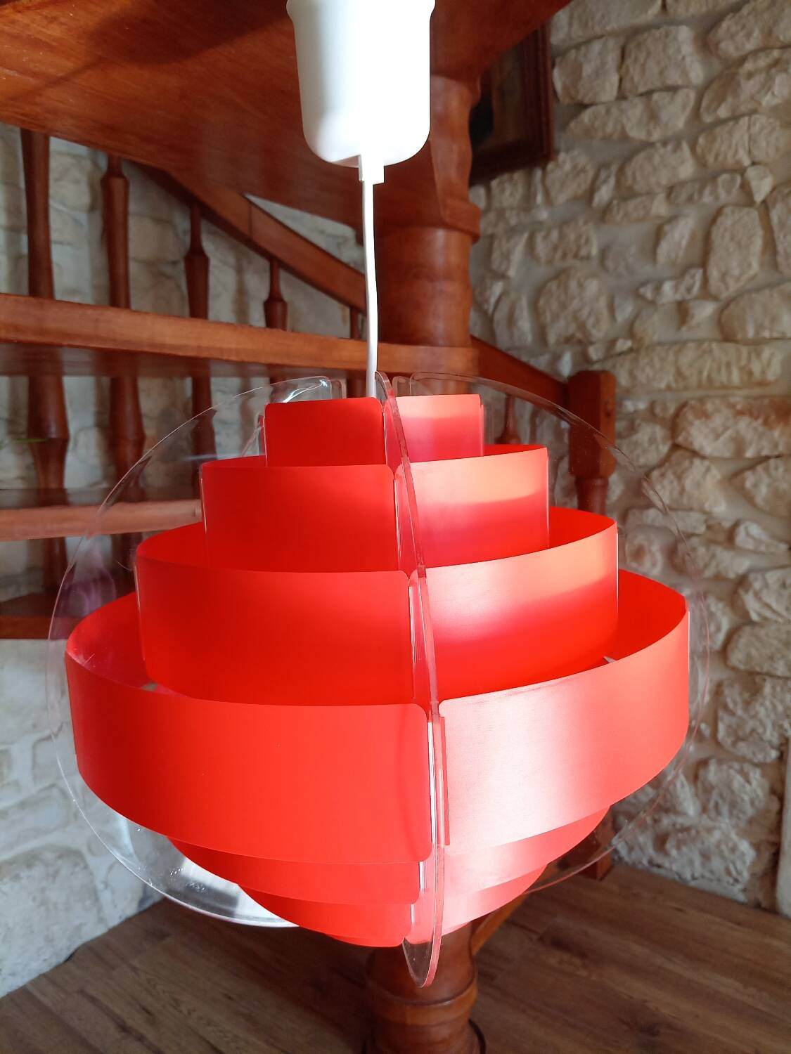 Vintage pendant light "Strips" Jacobsen