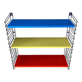 Tomado modular wall system - shelves - rack - unit in blue, yellow and red
