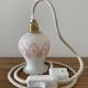 Vintage opaline lamp