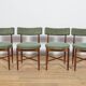 Chaises de salle à manger en teck Ib Kofod Larsen pour G-Plan, années 1960