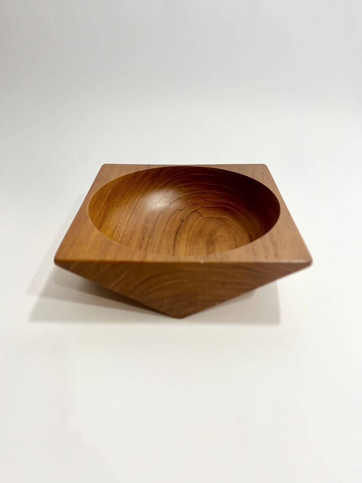 Scandinavian teak bowl by Söwe Konst Sweden, 1950s-1960s