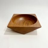 Scandinavian teak bowl by Söwe Konst Sweden, 1950s-1960s