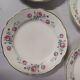 Lot de 10 assiettse a dessert Sarreguemines digoin Fleurs rose liseré doré