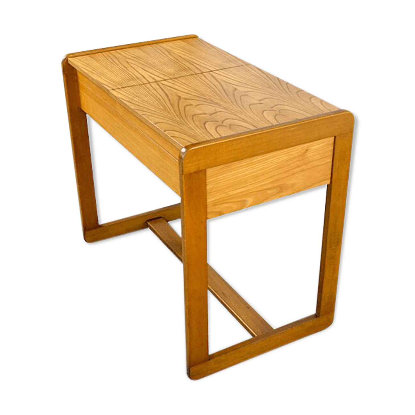 Vintage yann blond wooden desk 1960 / 1970