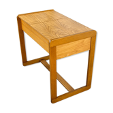 Vintage yann blond wooden desk 1960 / 1970