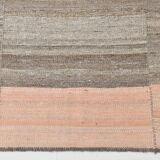 6x10 Salmon & Brown Contemporary Vintage Kilim Rug, 188x304Cm SK 33353