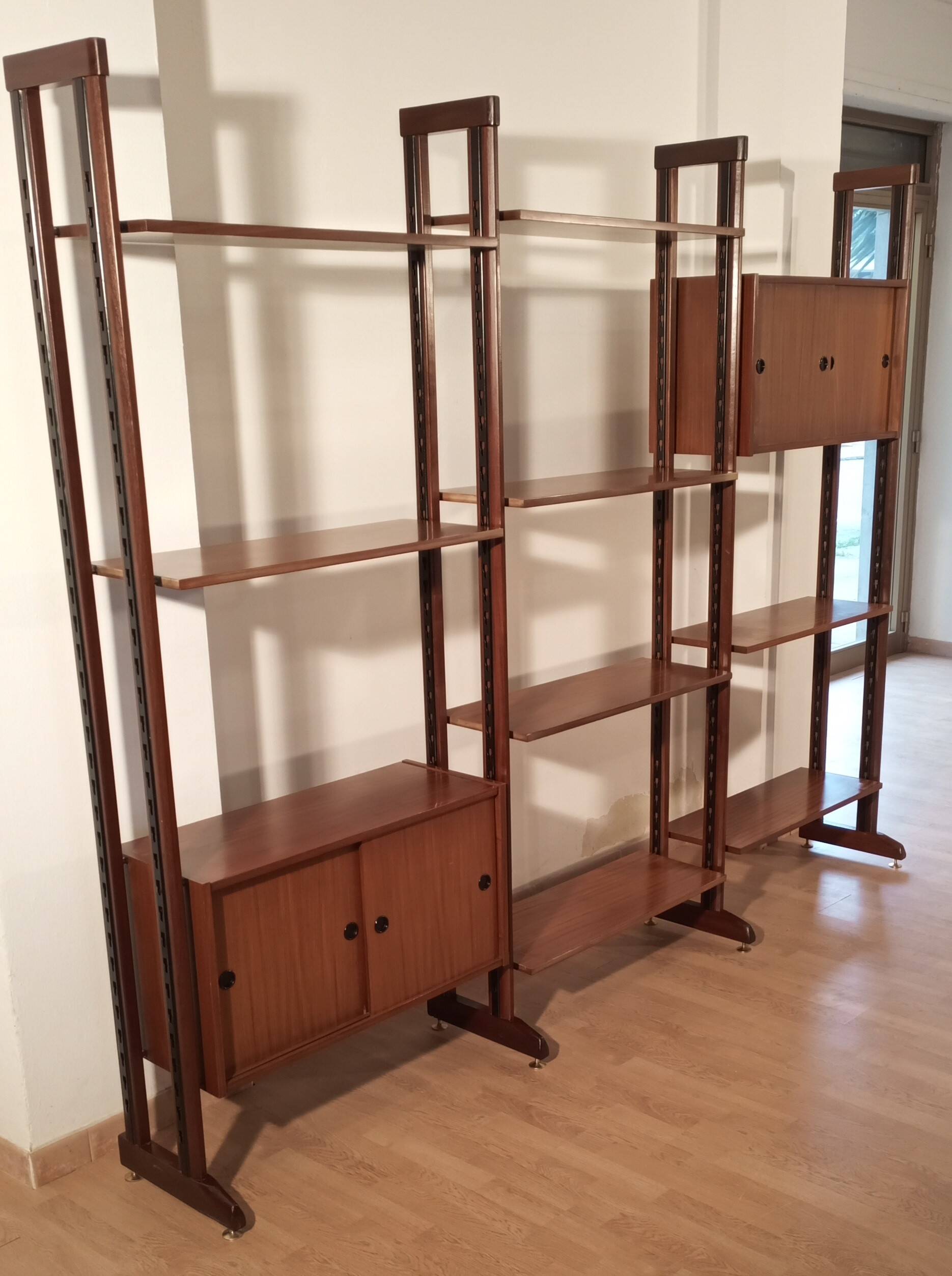 Vintage Modular Teak Bookcase, 1960s