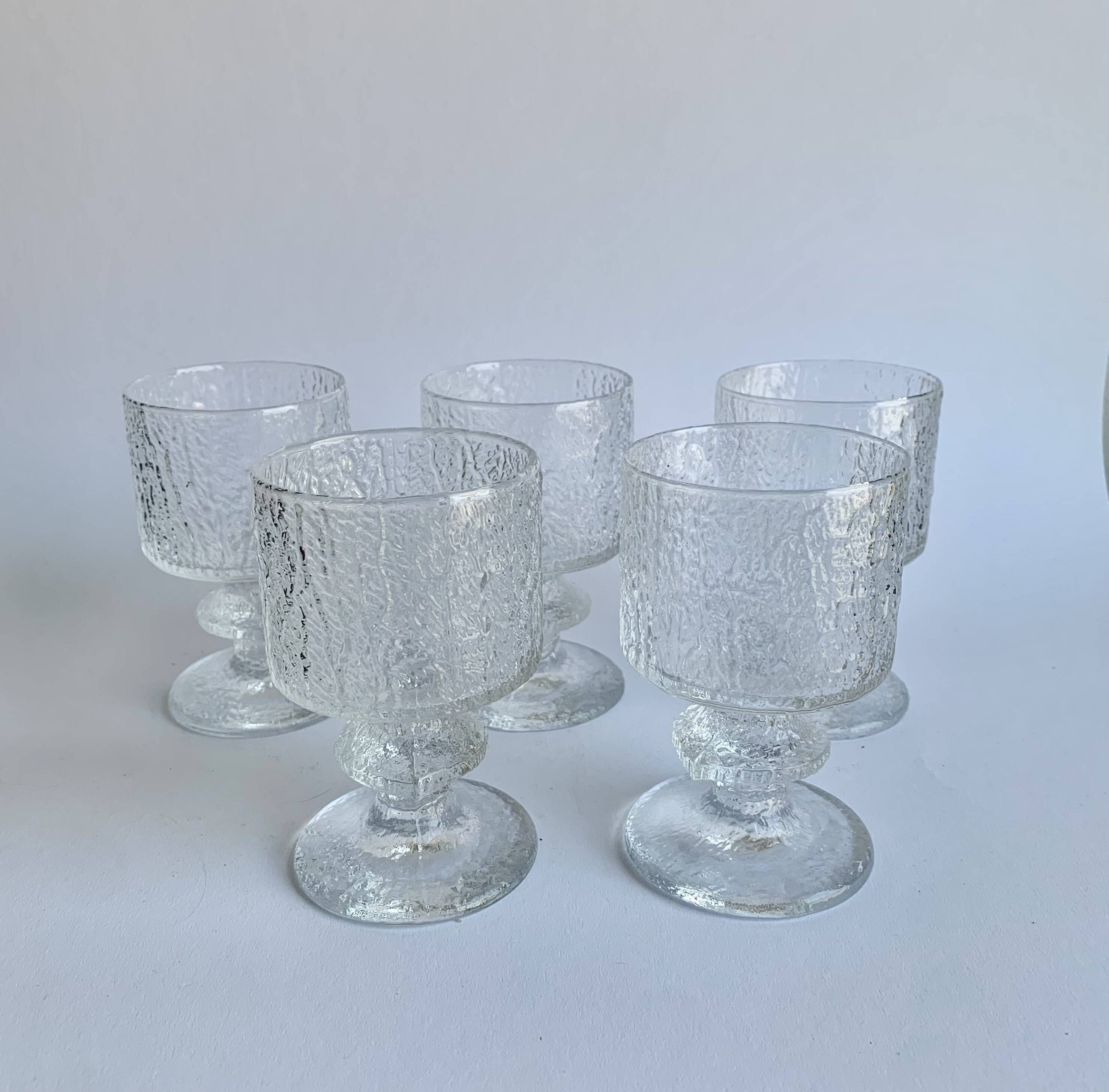 5 verres Iittala Timo Sarpaneva