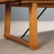Antique oak and metal table, Italy, 20th century
