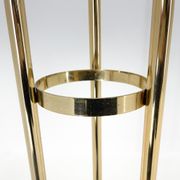 1970's italian metal & glass floor lamp