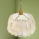 Mid century modern plexiglass chandelier 1970s