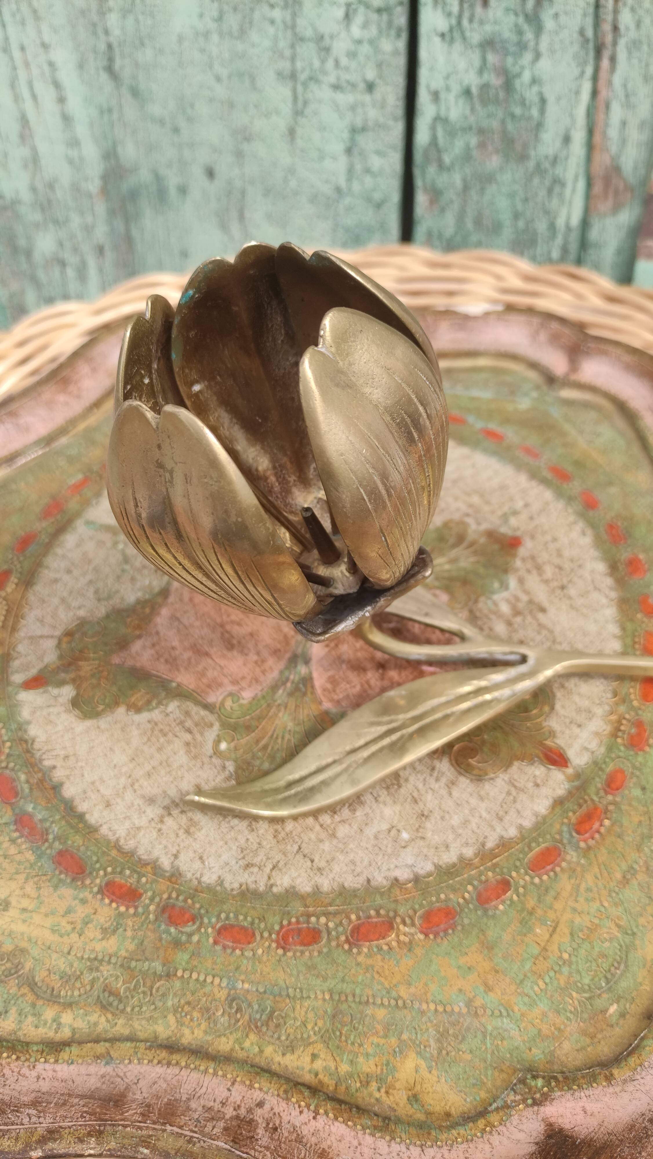 Vintage brass ashtray
