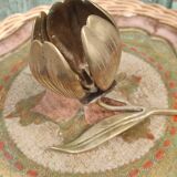 Vintage brass ashtray