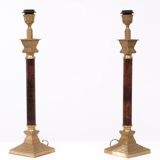 Set lampes de table 1970s de knudt belgique