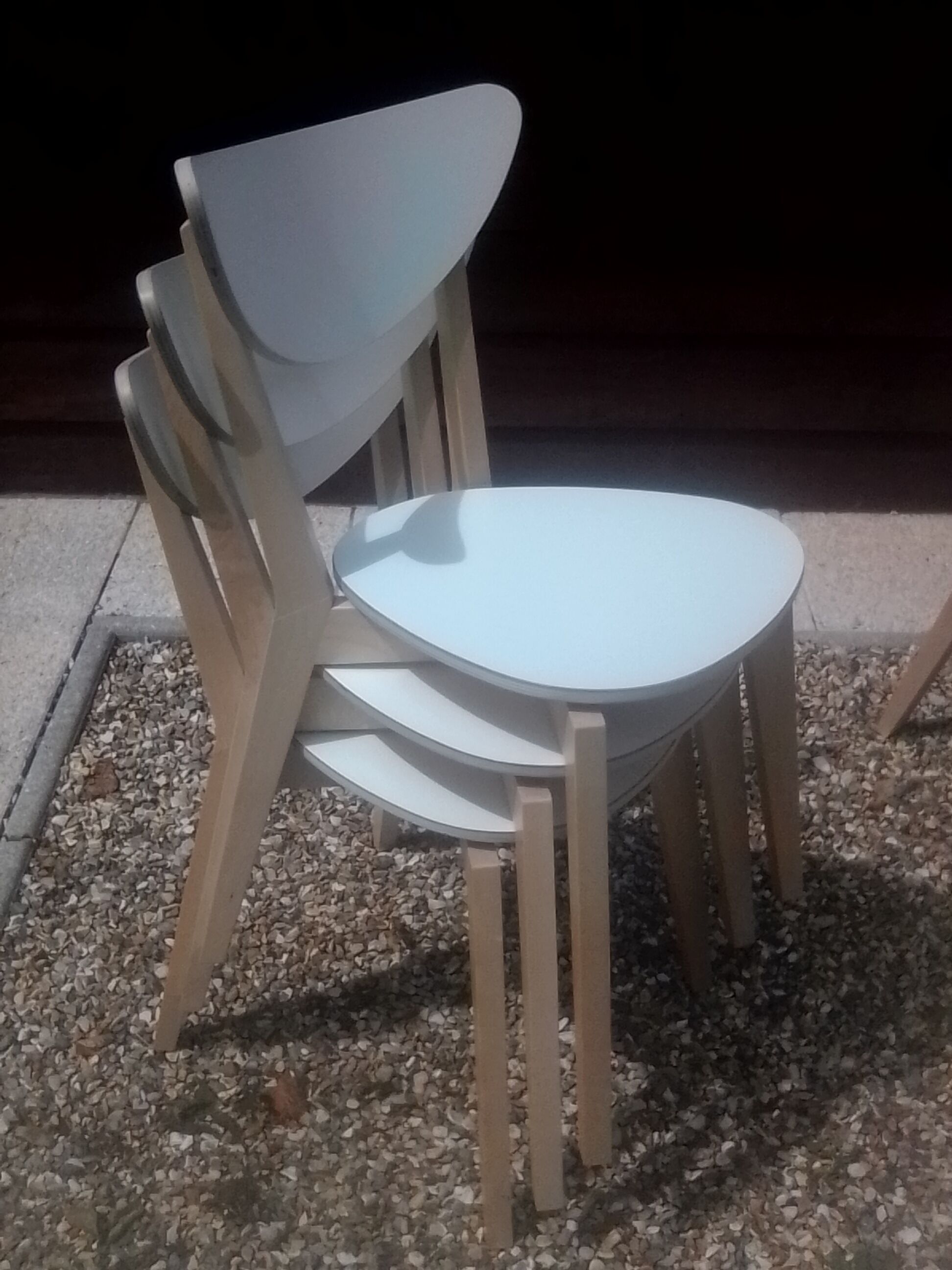 Set of 12 Scandinavian chairs