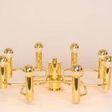 Magnificent mid-century chandelier in the Sciolari style, 1970s.