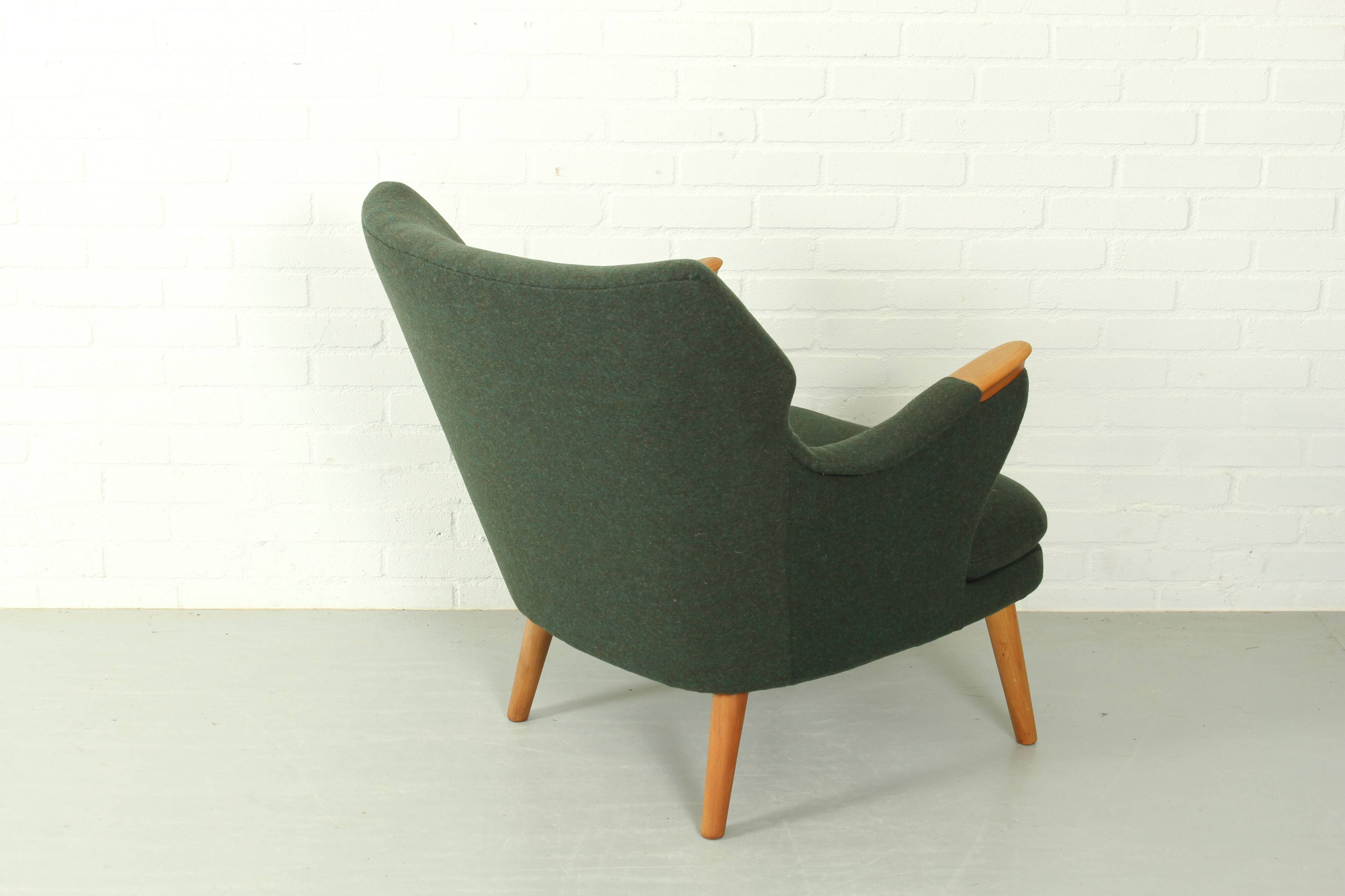 Kurt Olsen lounge chair No 221, Slagelse Møbelvaerk, 1960s