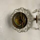 Vintage Italian Crystal Sconces 1950’s Set of 2