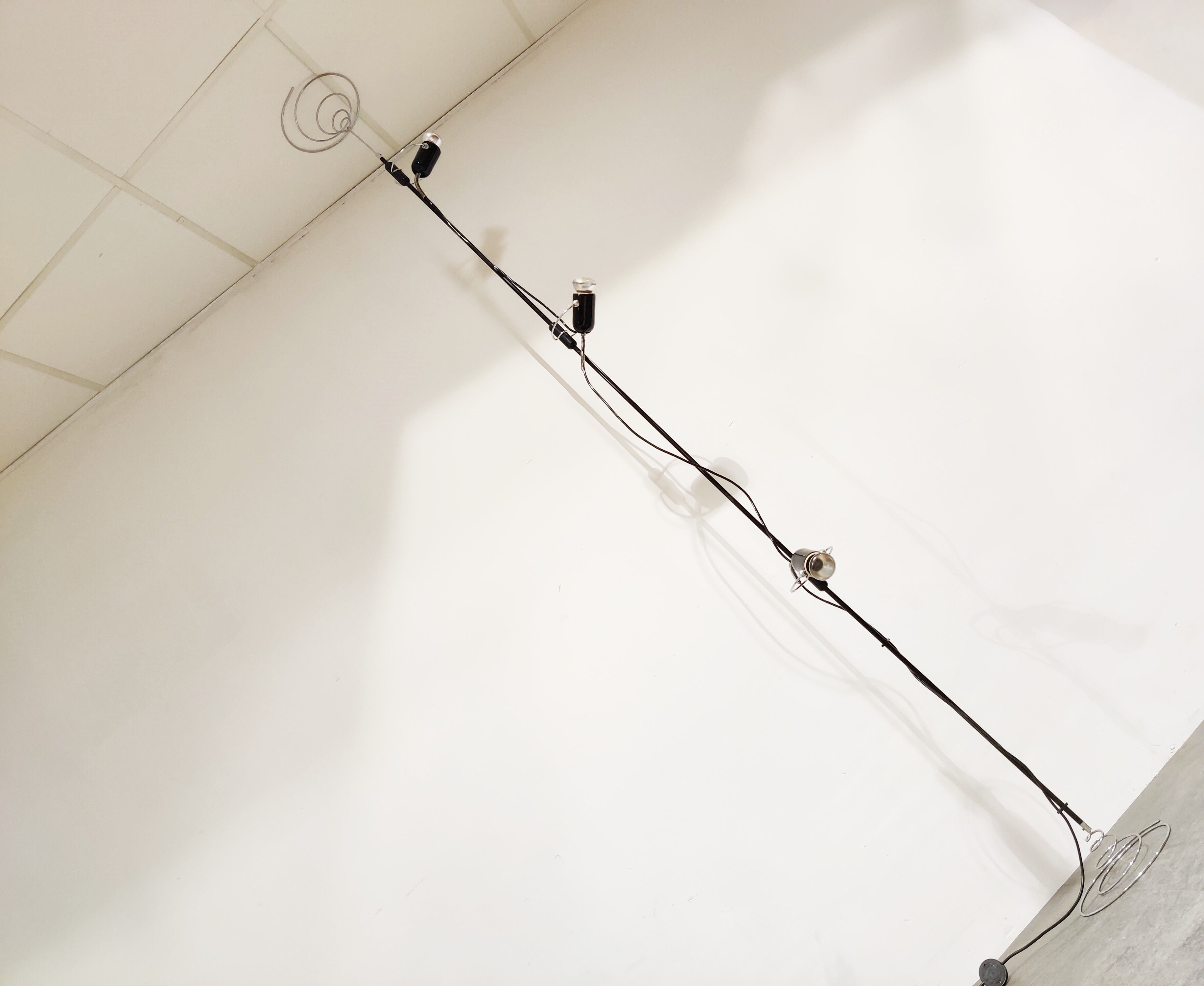 Italian adjustable floor lamp by Francesco Fois for Reggiani, 1960s